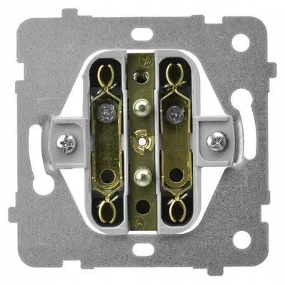 Produktbild von Ospel Aria Doppel-Steckdosenmechanismus mit Schutzkontakt Unterputz