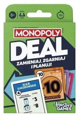 Zdjęcie produktu dla Hasbro Gra karciana Monopoly Deal, 8 lat(a), 15 min