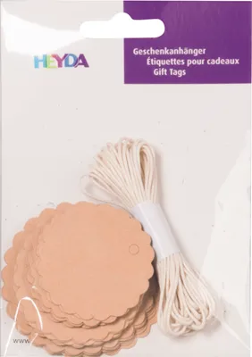 Produktbild von 6XHeyda 204870732 HangTags 30rund nat
