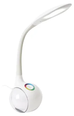 Produktbild von Platinet PDL20 LED Schreibtischlampe 6W mit Nachtlicht Weiß