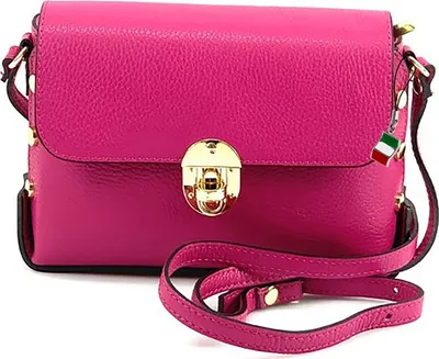 Immagine prodotto di Florence borsa a tracolla in pelle rosa fucsia OTF808P