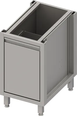 Immagine prodotto di Armadio base versione 2.0, per gambe/quadro zoccolo, con cassone per rifiuti 450x540x660 mm