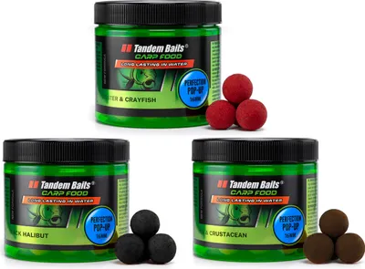 Produktbild von Tandem Baits 3-er Set Carp Food Perfection Pop-Up Fish Flavour Mix, Karpfen-Pop-Ups, Karpfen Angeln ohne Mühe, Köder zum Große-Fische-Angeln, Karpfenzubehör für Profis & Hobby-Angler 16 mm 7 g