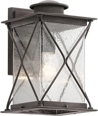 Produktbild von Außenwandleuchte IP44 E27 Glas Metall Vintage Außenlampe Wand Garten Terrasse