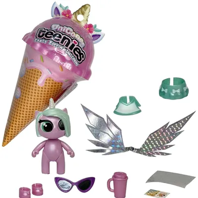 Immagine prodotto di Unicones Teenies: figura a forma di cono a forma di unicorno + accessori