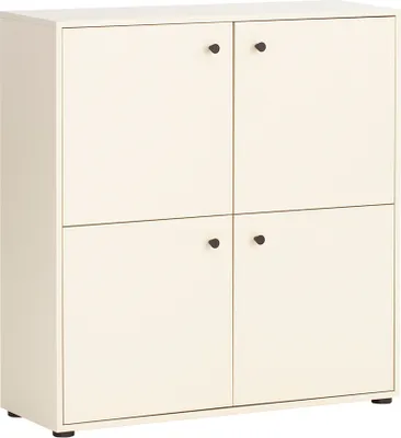 Produktbild von Kommode 4-türig beige LORCA-80