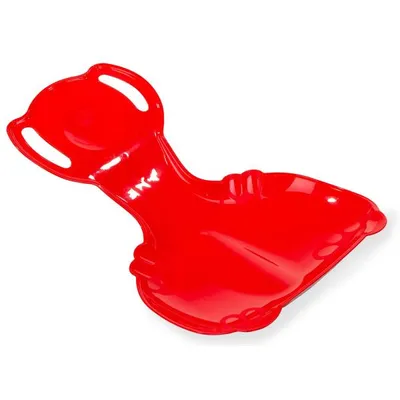Obrázok produktu pre Klzák Tanier Na Sneh, Bob Na Sneh Pre Deti, Snehová Šmýkačka, Plastové, Rukoväť, Coral