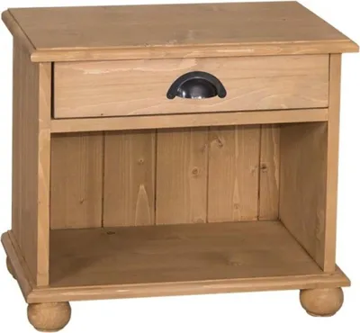 Produktbild von Casa Padrino Landhaus Stil Nacht Schrank Kommode mit 1 Schublade - Jugendstil Shabby Chic Möbel - Massivholz Nachtschränkchen