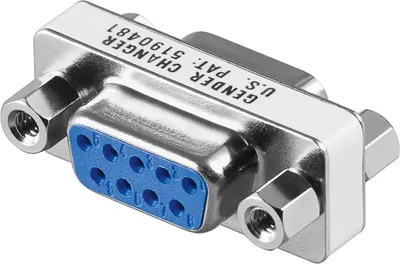 Produktbild von Goobay Gender Changer D-SUB, D-SUB/RS-232-Buchse (9-polig) > D-SUB/RS-232-Buchse (9-polig)