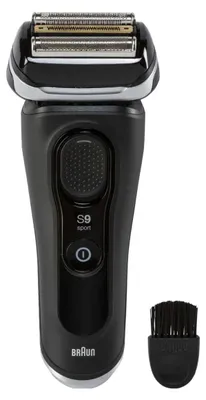 Produktbild von Braun Series 9 9352cc Sport, Folienschaber, Schwarz, Grau, Active Quattro Head, Tasten, Akku, Lithium-Ion (Li-Ion)