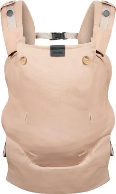 Obrázok produktu pre Babymoov detské nosidlo Moov & Boost Hazelnut beige - ergonomické, pre bábätká a batoľatá do 20 kg