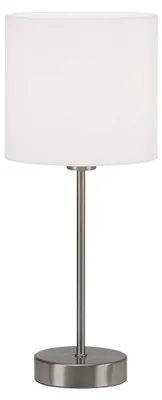 Obrázok produktu pre Stolná lampa BRILONER LEUCHTEN FABRIC, 25 W, IP20, biela, kov-tkanina, bez 1x E14, Ø 16 xcm