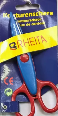 Produktbild von Rheita Konturenschere Bastelschere Schnitt: Muschel