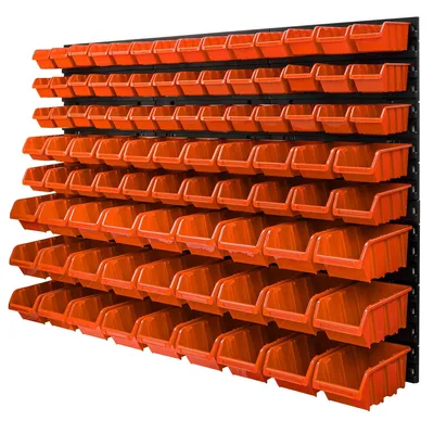 Image de Étagère pour boîtes de rangement, capacité pour 42 boîtes