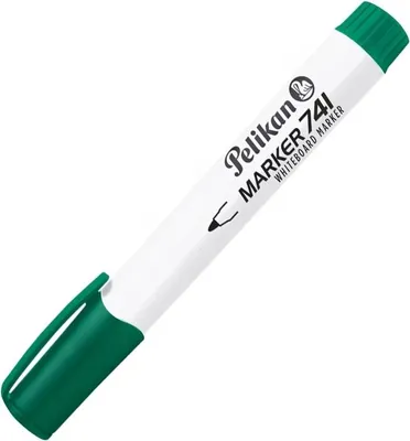 Produktbild von Pelikan 741, 10 Stück(e), Grün, Rundspitze, Grün, Weiß, Rund