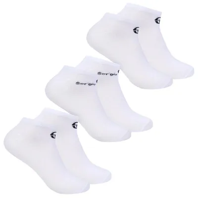 Produktbild von 39-42|Sergio Tacchini Uni Sneaker Socken 3 Paar weiß SA14165654
