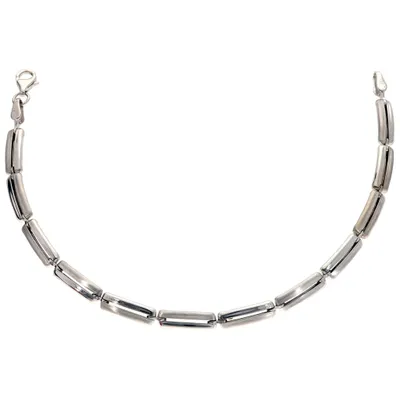 Produktbild von Armband Armkette echt Silber 925 Sterlingsilber rhodiniert 19 cm lang