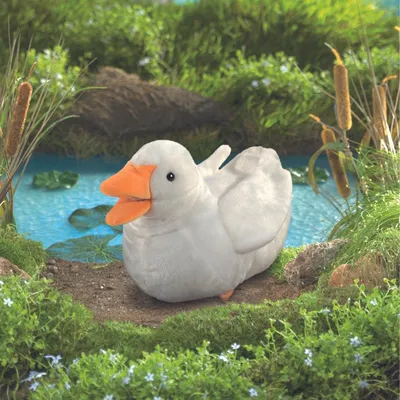 Produktbild von Folkmanis Handpuppe mit naturgetreuer Gestaltung und beweglichem Schnabel