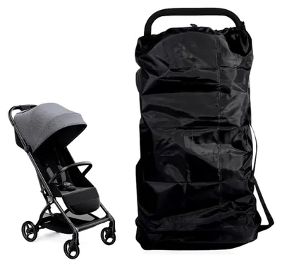 Produktbild von Universelle Transporttasche für Kinderwagen, wasserdichte Schutzhülle für Flugreisen, Reisetasche für Zugfahrten - Größe 114x39x33cm