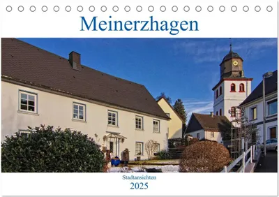 Produktbild von Meinerzhagen, Stadtansichten (Tischkalender 2025 DIN A5 quer), CALVENDO Monatskalender