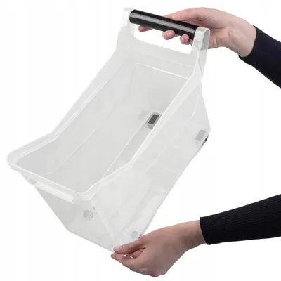 Obrázek produktu pro Organizér do skříně – úložná krabice na kolečkách – plast – 10 l – 38 × 17 × 18 cm