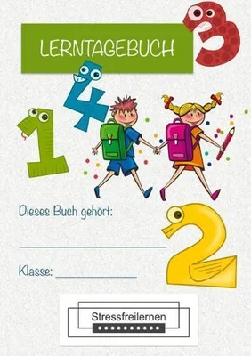 Produktbild von Lerntagebücher von Stressfreilernen / Lerntagebuch Grundschule