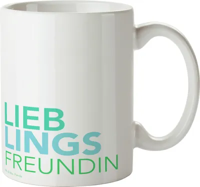 Produktbild von Mr. & Mrs. Panda Henkelpott Freundin - Weiß - Geschenk, Frau, Trinkbecher, Teetasse, Kaffeebecher, Tasse, milchkaffeetasse, bff, Becher, Freundinnen, Spruch, Jahrestag