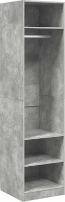 Produktbild von vidaXL Kleiderschrank Betongrau 50x50x200 cm Holzwerkstoff