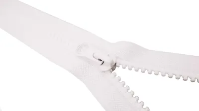 Produktbild von Reißverschluss Kunststoff 75 cm 1# Weiß