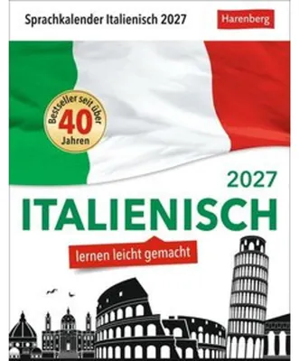Image de Italienisch Sprachkalender 2027 - Italienisch lernen leicht gemacht - Tagesabreißkalender