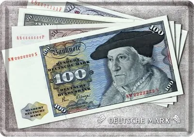 Produktbild von Nostalgic-Art - Blechpostkarte - Deutsche Mark
