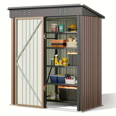 Productafbeelding van Metalen Tuinschuur - Opbergschuur - Gereedschapsschuur - Berging - Tuinberging - Gegalvaniseerd Staal