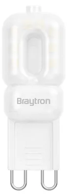 Produktbild von Braytron LED Leuchtmittel G9 Dimmbar 3W Warmweiß 3000K 260 lm Kapselform Ersetzt 20W Glühbirne IP20