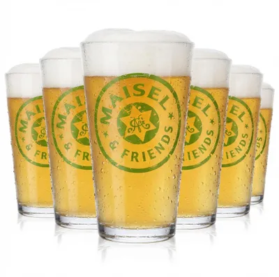 Produktbild von Maisel Weisse Biergläser Glas Willibecher Frankonia 0,3l weiß satiniert