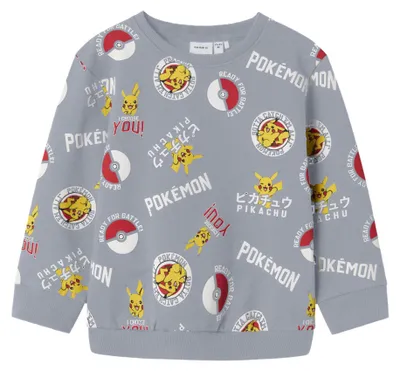 Immagine prodotto di NAME IT, felpa da bambino Nmmsilo Pokemon, colore blu cielo, taglia 98