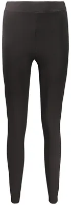 Produktbild von Schwarze Damen-Leggings mit Stickerei und elastischem Bund