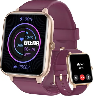 Produktbild von für Damen Herren,Sportuhr mit Herzfrequenzmessung,SpO2,Schrittzähler,Schlafmonitor,110+ Trainingsmodi Bluetooth Anrufe