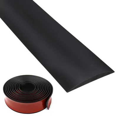 Produktbild von 6 m selbstklebendes Übergangsprofil, 5 cm breit, für Böden (schwarz)