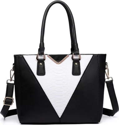 Produktbild von Miss Lulu Damenhandtasche Schultertasche Shopper Arbeitstasche Henkeltasche
