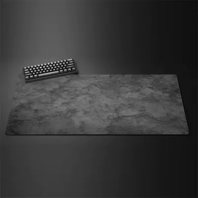 Produktbild von Graues Mauspad Groß Klein Overlock-Mauspad XXL Desk-Tastatur Tischunterlage