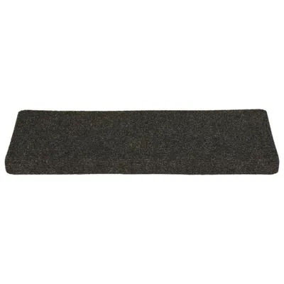 Immagine prodotto di Tappetini per scale autoadesivi 15 pz 65x21x4 cm Antracite Bordo rettangolare