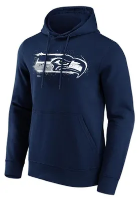 Obrázok produktu pre Mikina s kapucňou Seattle Seahawks s grafickým motívom „Splatter Crest“