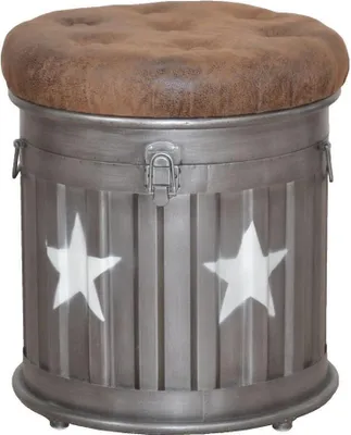 Produktbild von Stauraum-Sitzhocker, Hocker rund