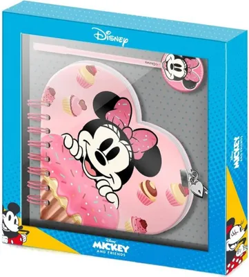 Zdjęcie produktu dla Pamiętnik Disney Minnie Muffin + zestaw długopisów
