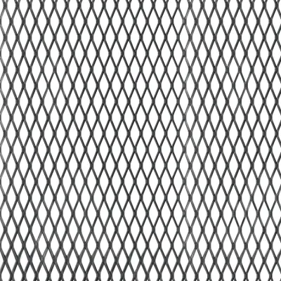 Image de Alberts 465919 Tôle de métal déployé, aluminium, aluminium anodisé noir, 600 x 1000 x 1 mm
