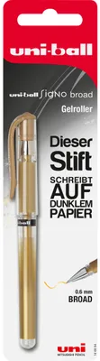 Zdjęcie produktu dla Mitsubishi 146894 Mitsubishi Gelroller UB SIGNO UM-153 1,0mm gold BK