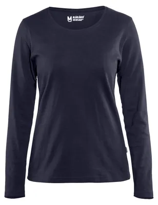 Produktbild von Blakläder Damen Langarm T-Shirt 3301 1032 in div. Farben, Farbe:Marineblau, Größe:XS