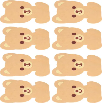 Obrázek produktu pro 8Pcs Toilet Sticker Deodorant Decal Animals Thicken Felt Cartoon Household Decoration