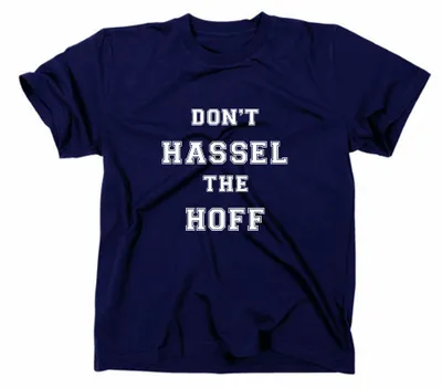 Produktbild von Styletex23 T-Shirt David Hasselhoff Fun, Don't Hassel The Hoff, navy, M
