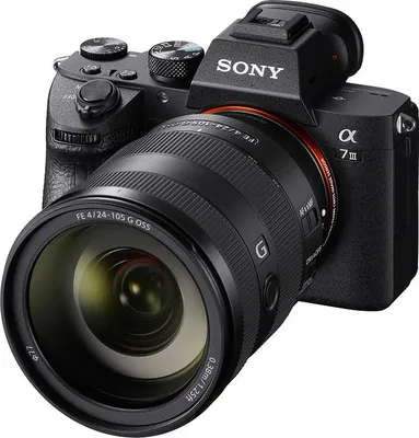 Produktbild von Sony α 7 III, 24,2 MP, 6000 x 4000 Pixel, Exmor R CMOS, 4K Ultra HD, Touchscreen, Schwarz